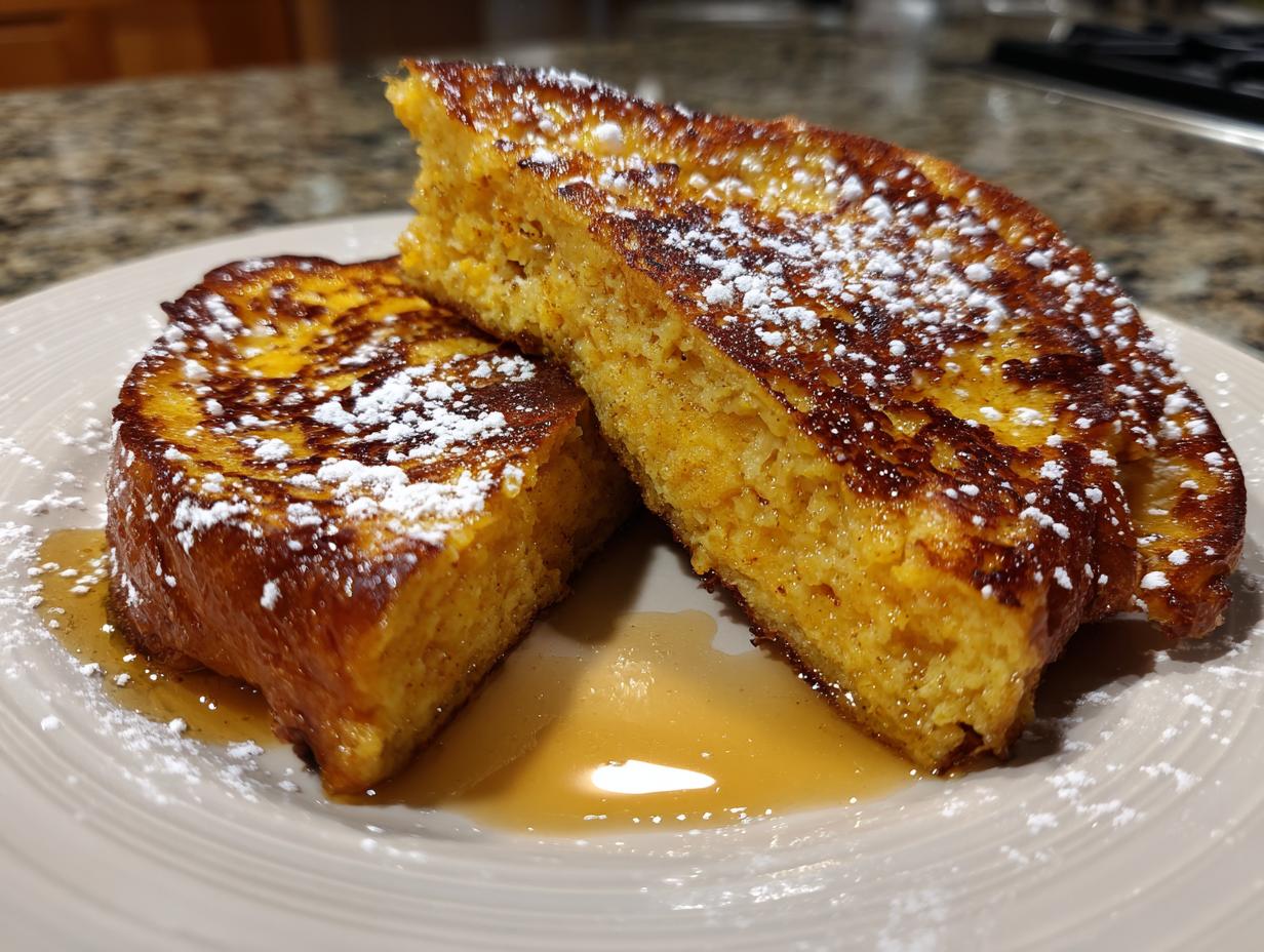 Amazing Pumpkin French Toast: 20 Min Fall Treat