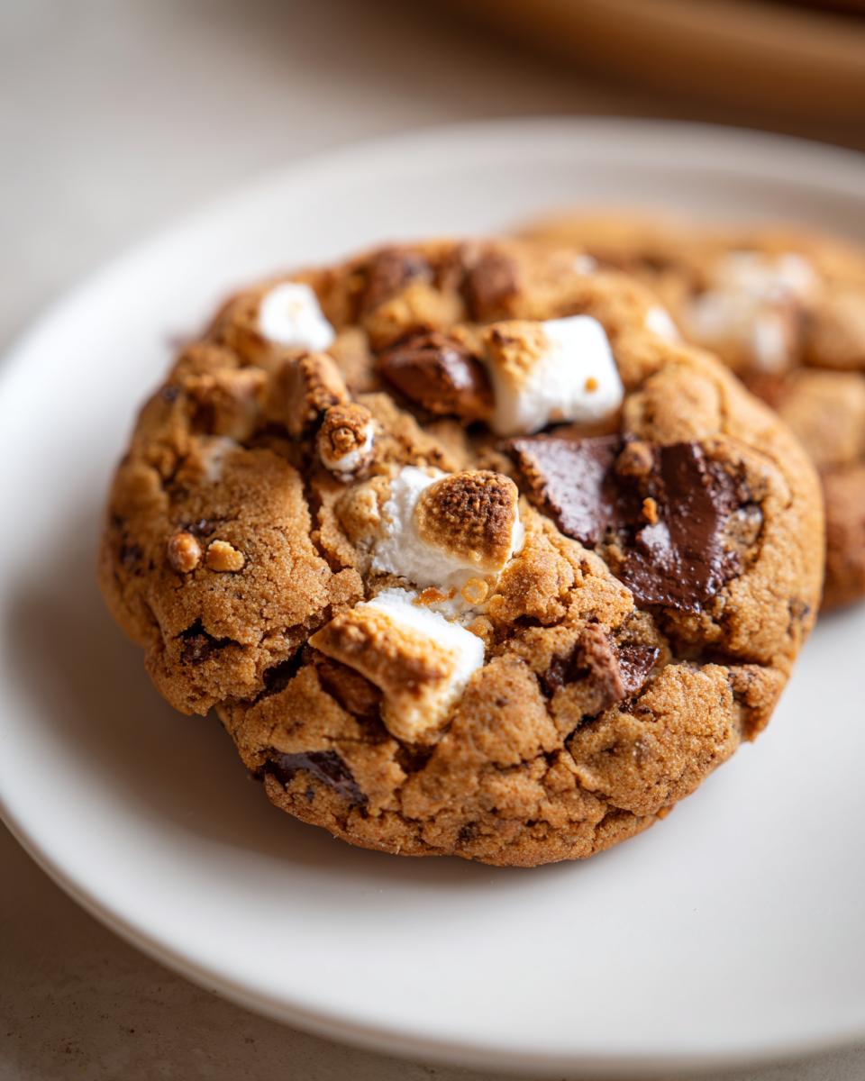 Pumpkin S’mores Cookies - detail 1
