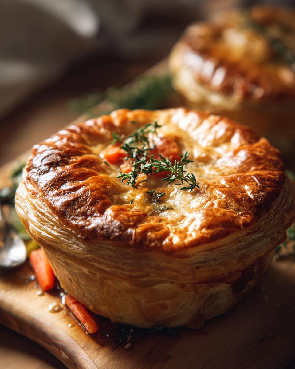 Roasted Autumn Vegetable Pot Pies - detail 2