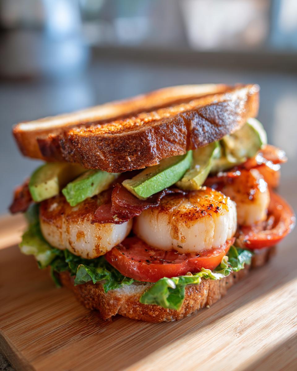 Seared Scallop BLT - detail 1