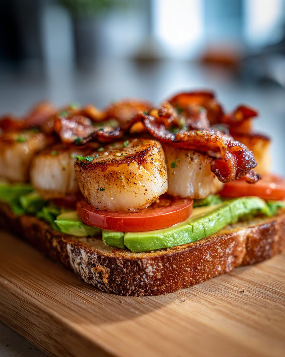 Seared Scallop BLT - detail 2