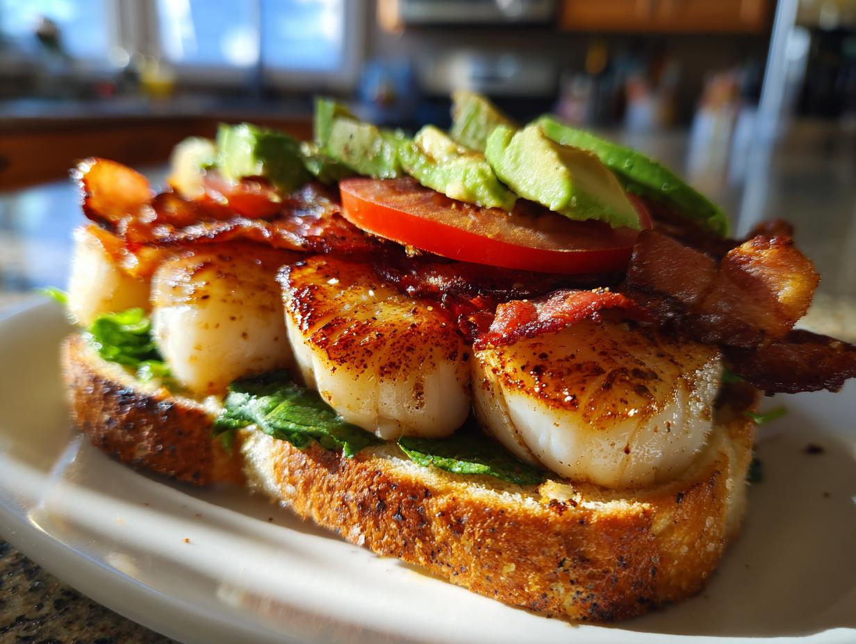 Seared Scallop BLT Perfection: 1 Gourmet Twist