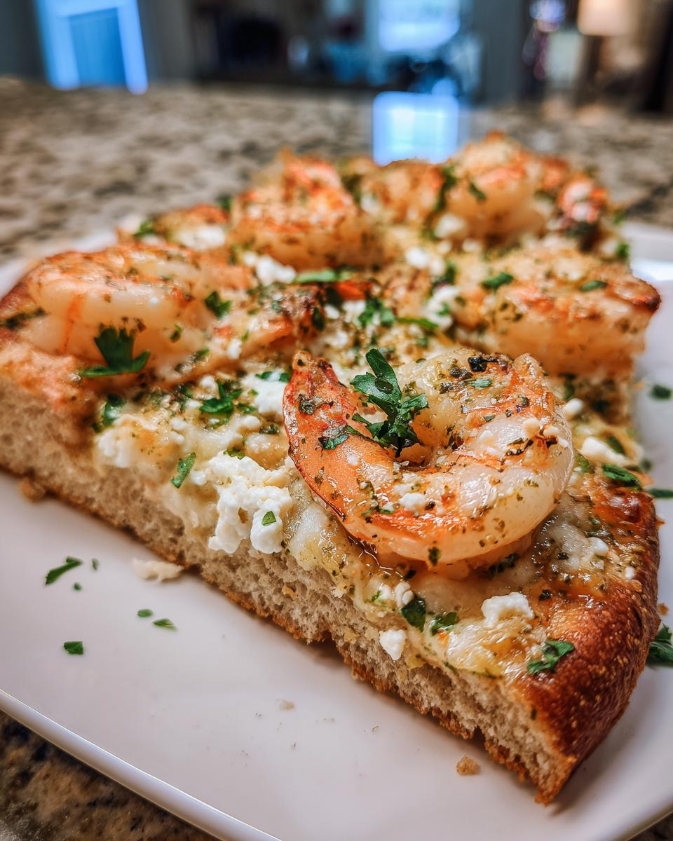 Shrimp Scampi Pizza - detail 1