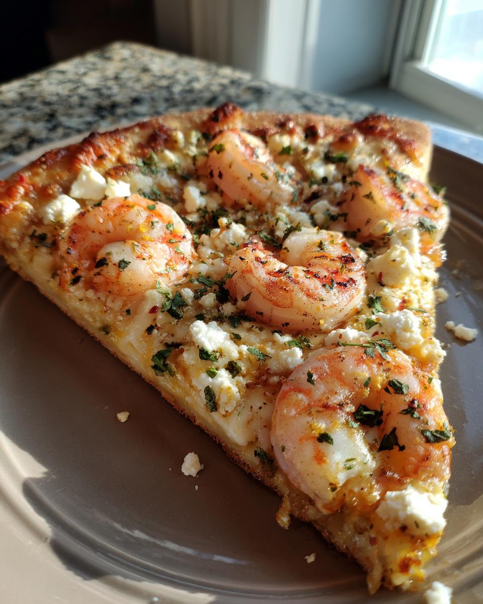 Shrimp Scampi Pizza - detail 3
