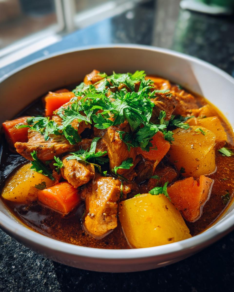 Slow Cooker Chicken Stew - detail 2