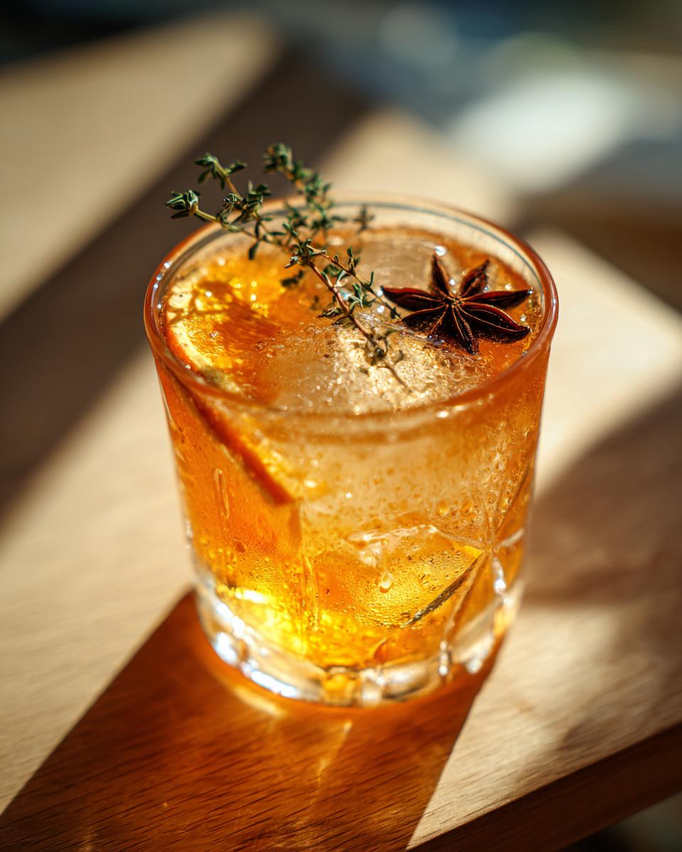 Spiced Apple Gin Fizz - detail 1