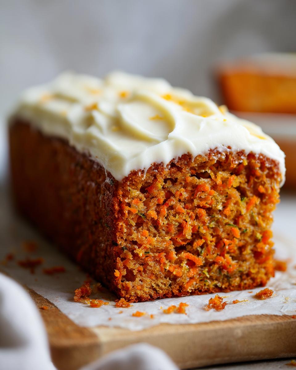 Spiced Ginger Carrot and Zucchini Bars with Lemon Cream Cheese Frosting - detail 1