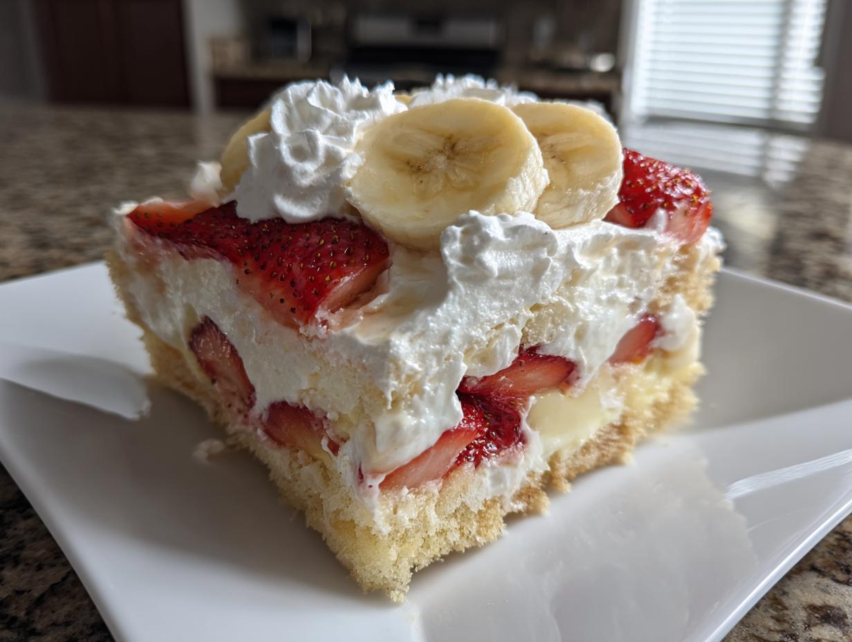 Strawberry Banana Pudding Dream: 1 Easy Recipe
