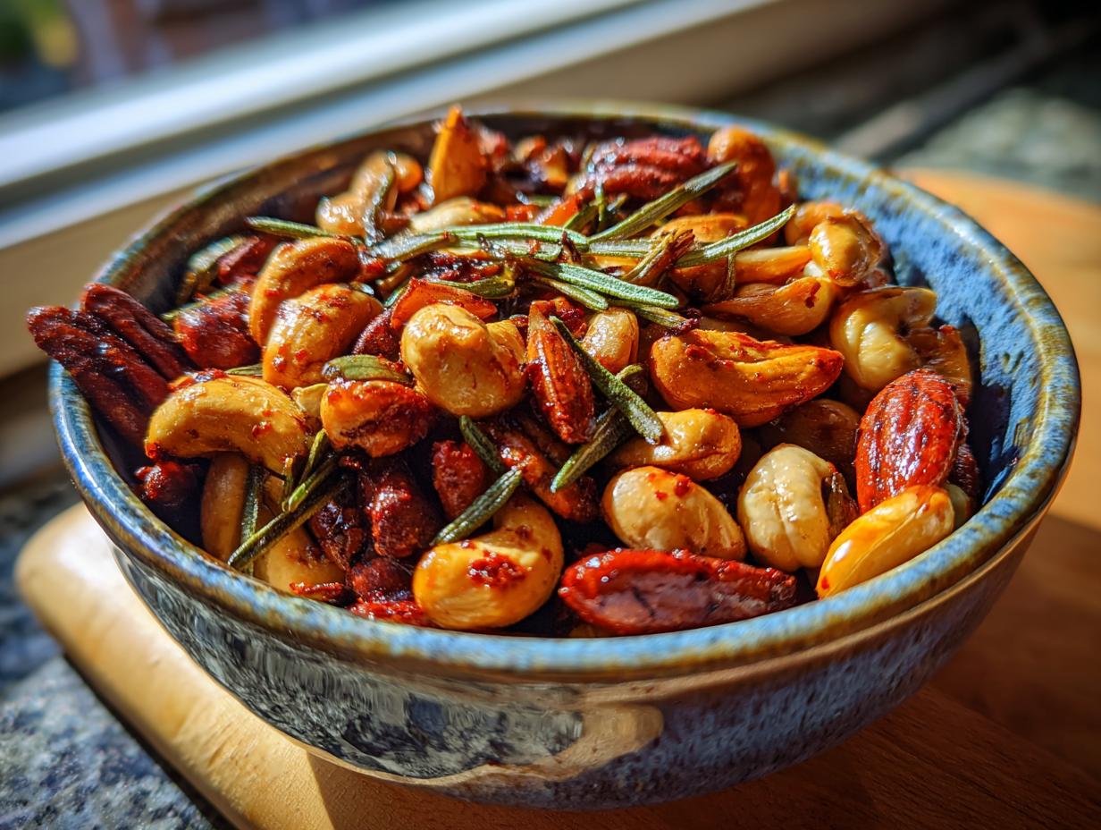 Sweet & Spicy Nuts: Addictive Snack Recipe
