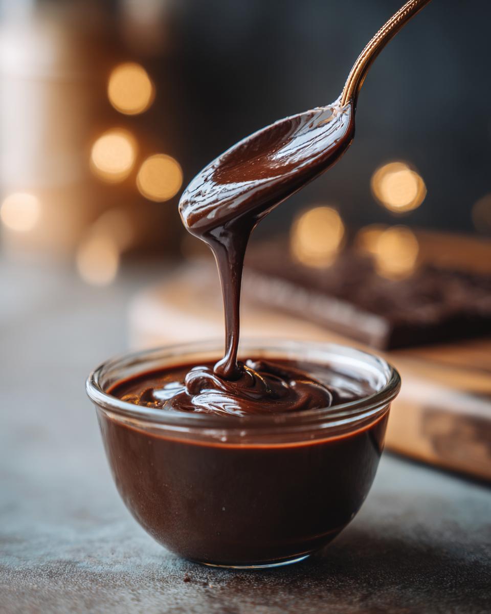 Vegan Hot Fudge Sauce - detail 2