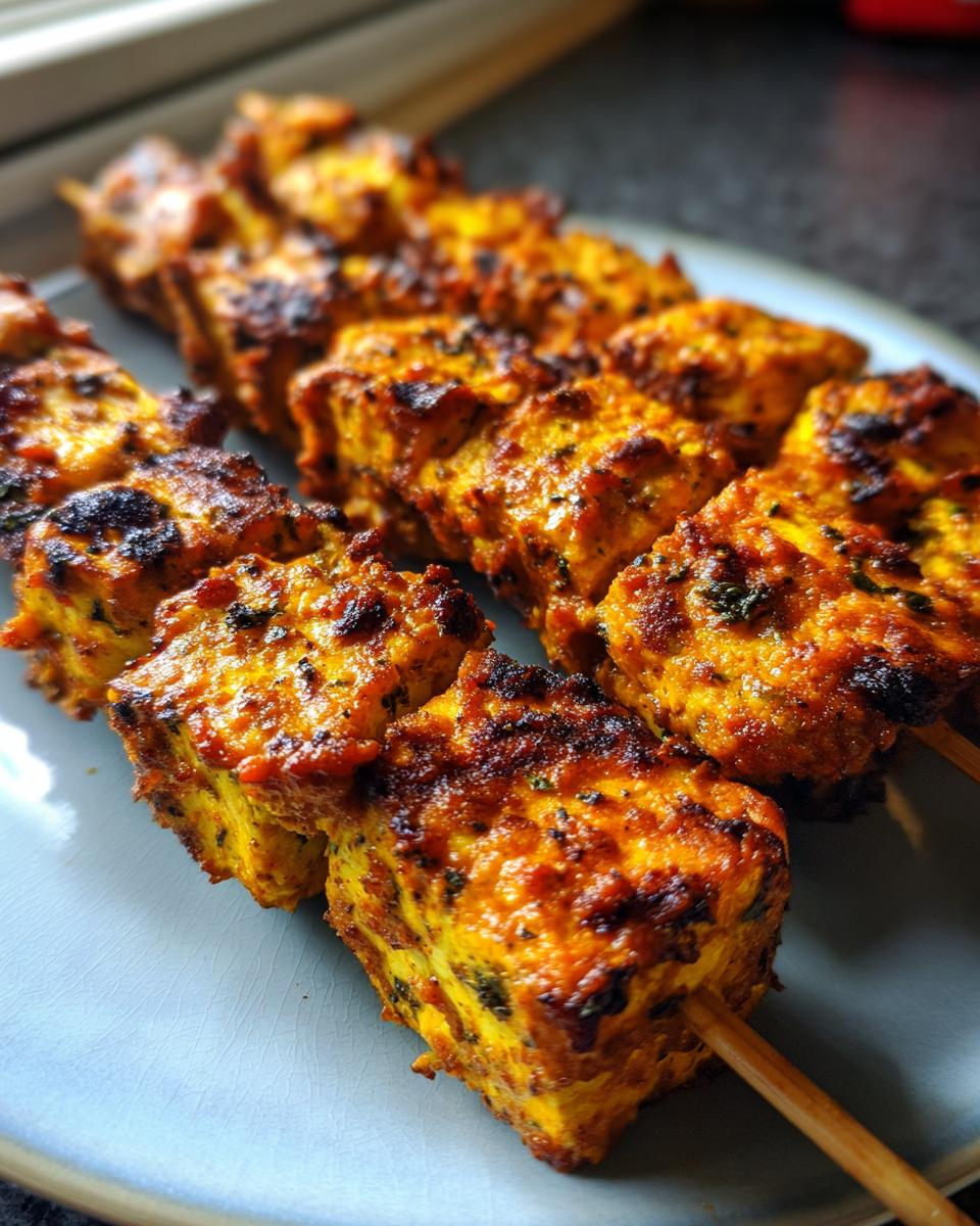 Vegan Souvlaki Tofu Skewers - detail 3