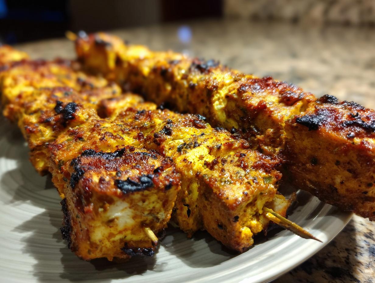 Amazing Vegan Souvlaki Tofu Skewers: 30 Mins