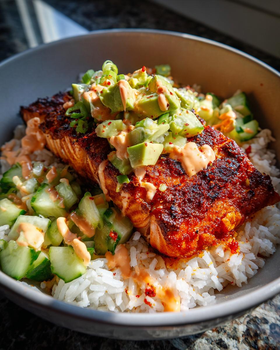 Fast Air Fryer Spicy Hasselback Salmon Perfection