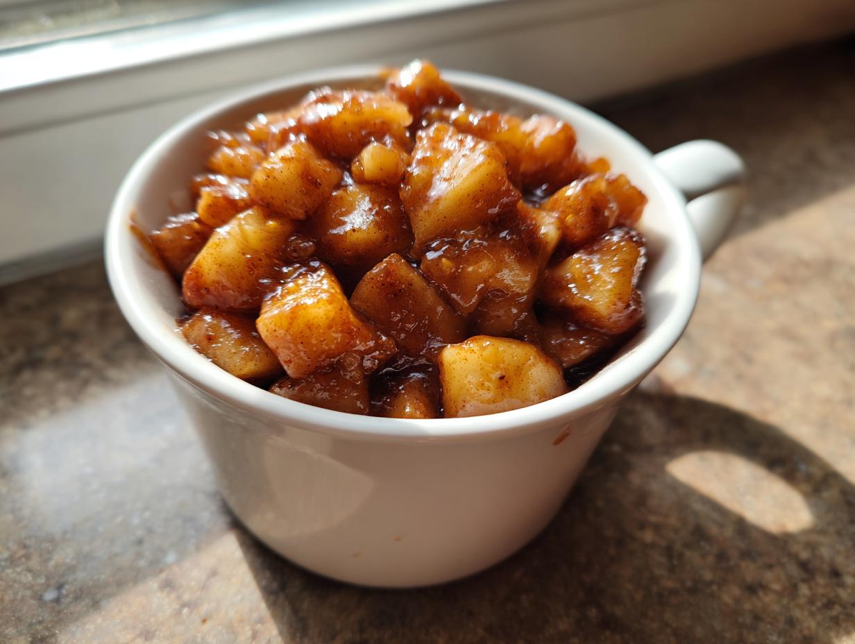 5 Minute Apple Cinnamon Warm Cups Bliss