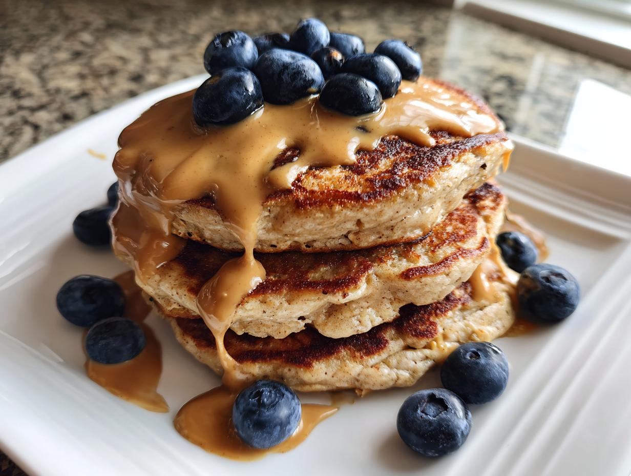 Amazing 8-Ingredient Banana Oat Pancakes