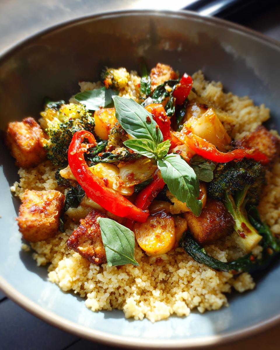 Bulgur Veggie Stir Fry - detail 2