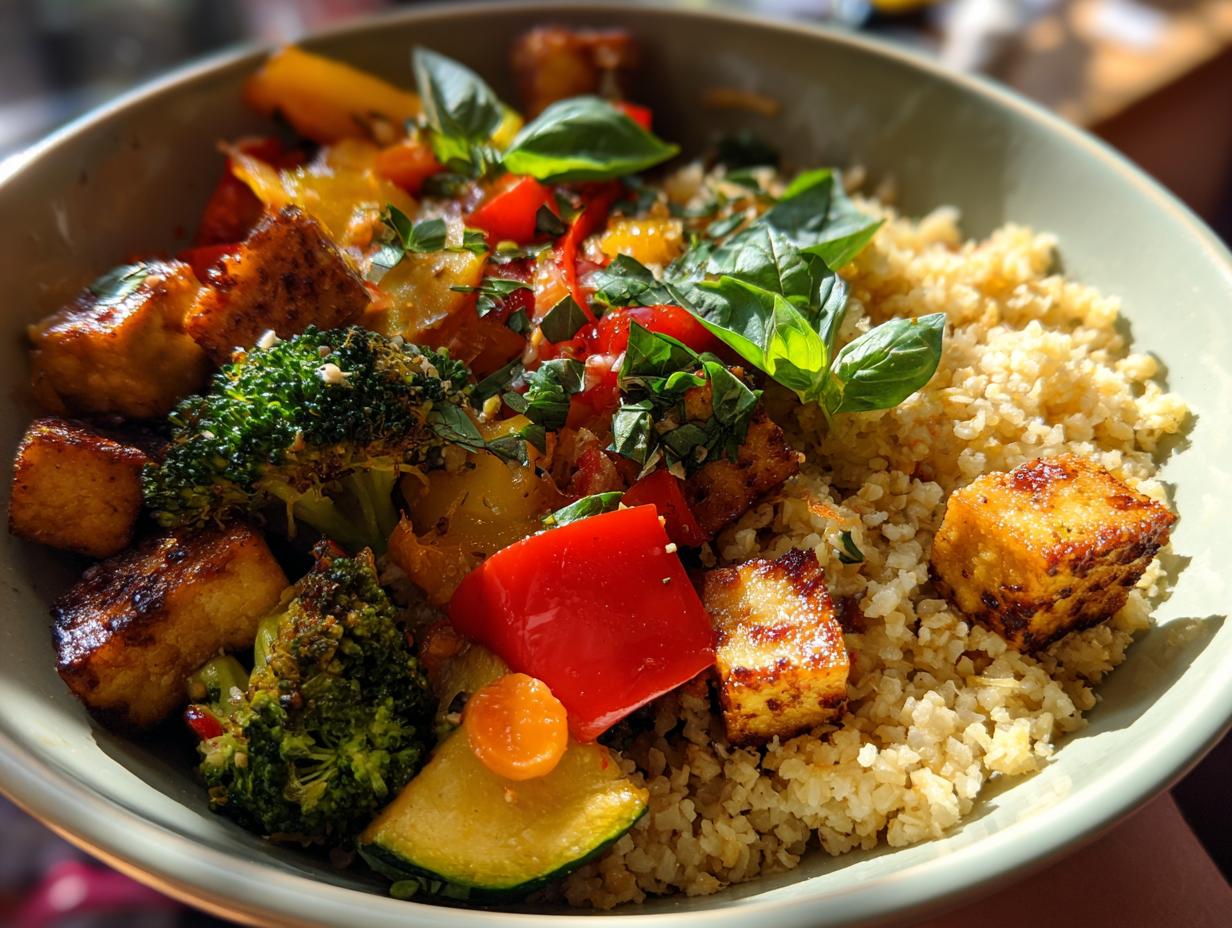 Bulgur Veggie Stir Fry