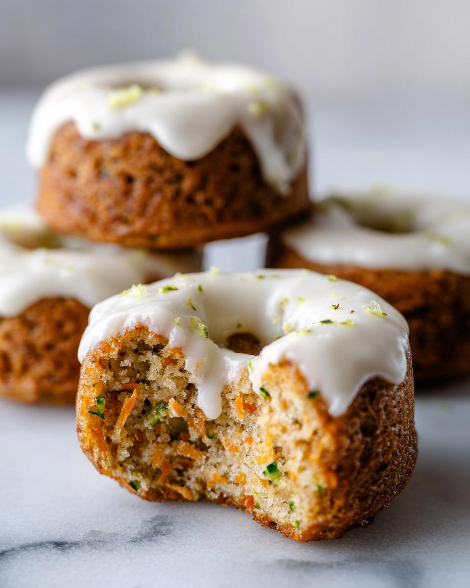 Carrot Zucchini Donuts