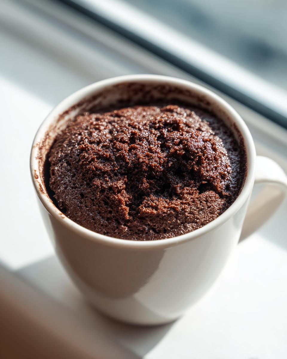 Chocolate Protein Mug Cake - detail 1