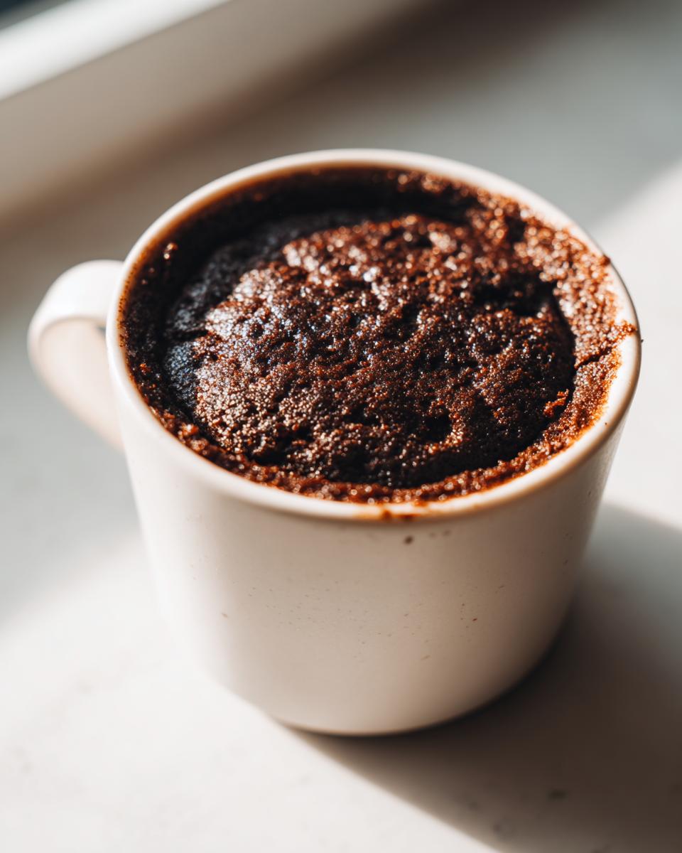 Chocolate Protein Mug Cake - detail 2