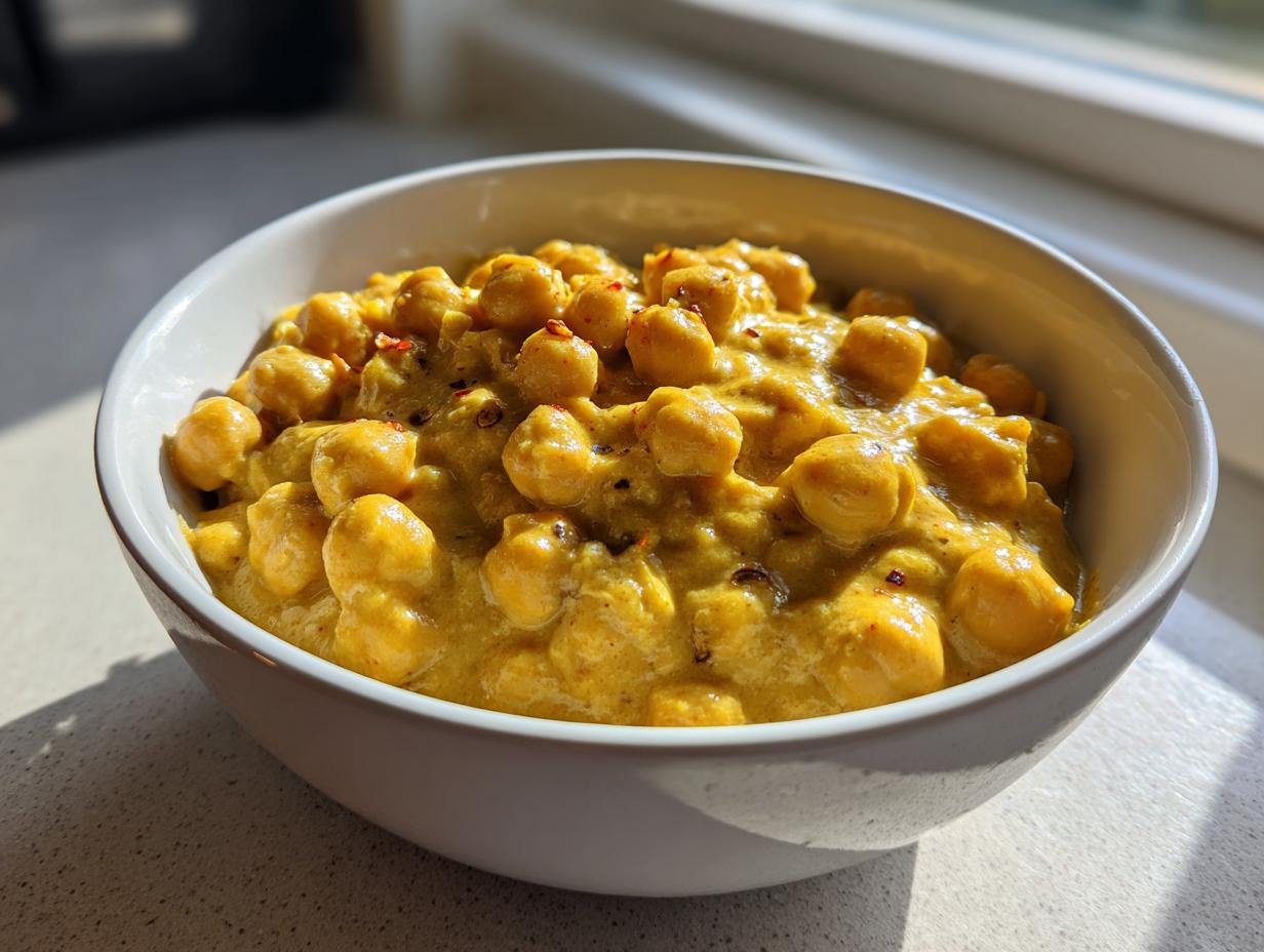 Amazing 15-min Creamy Chickpea Curry