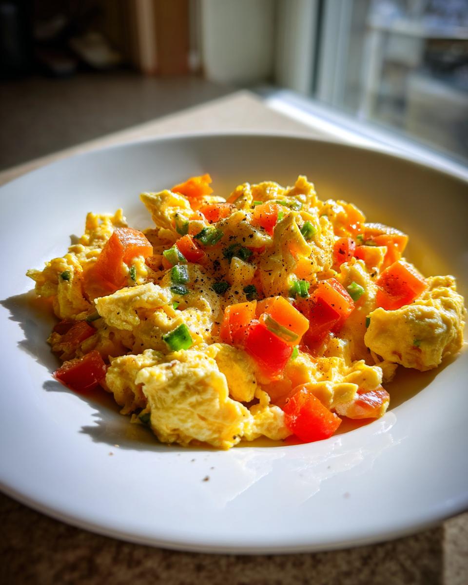 Creamy Veggie Scrambled Eggs – Light & Filling - detail 1