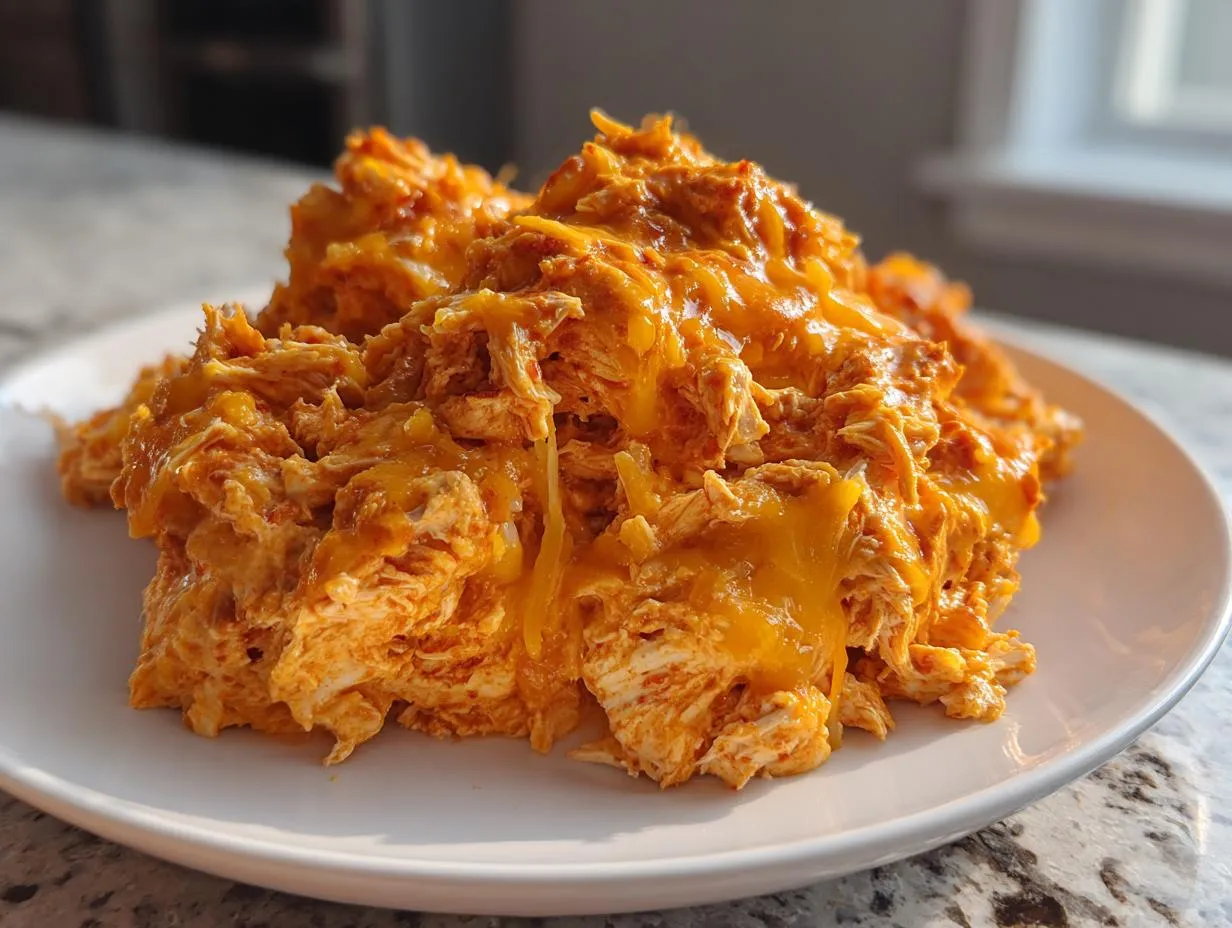 Amazing 3-Hour Crockpot Buffalo Chicken Dip