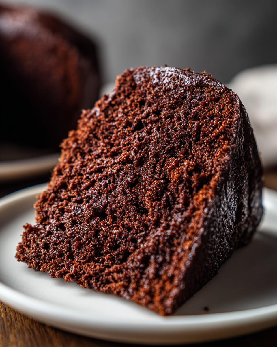 Dark Chocolate Olive Oil Cake - detail 1