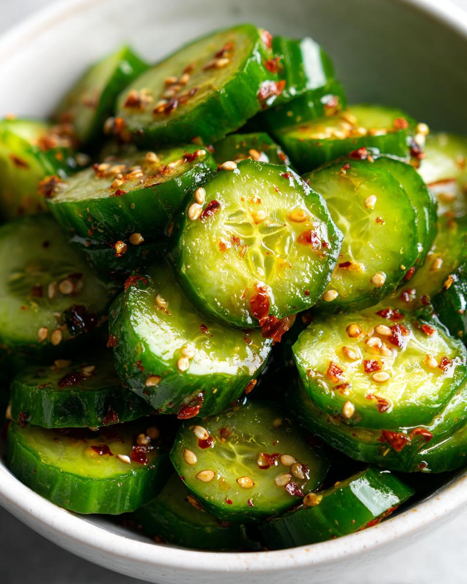Easy Asian Cucumber Salad - detail 1