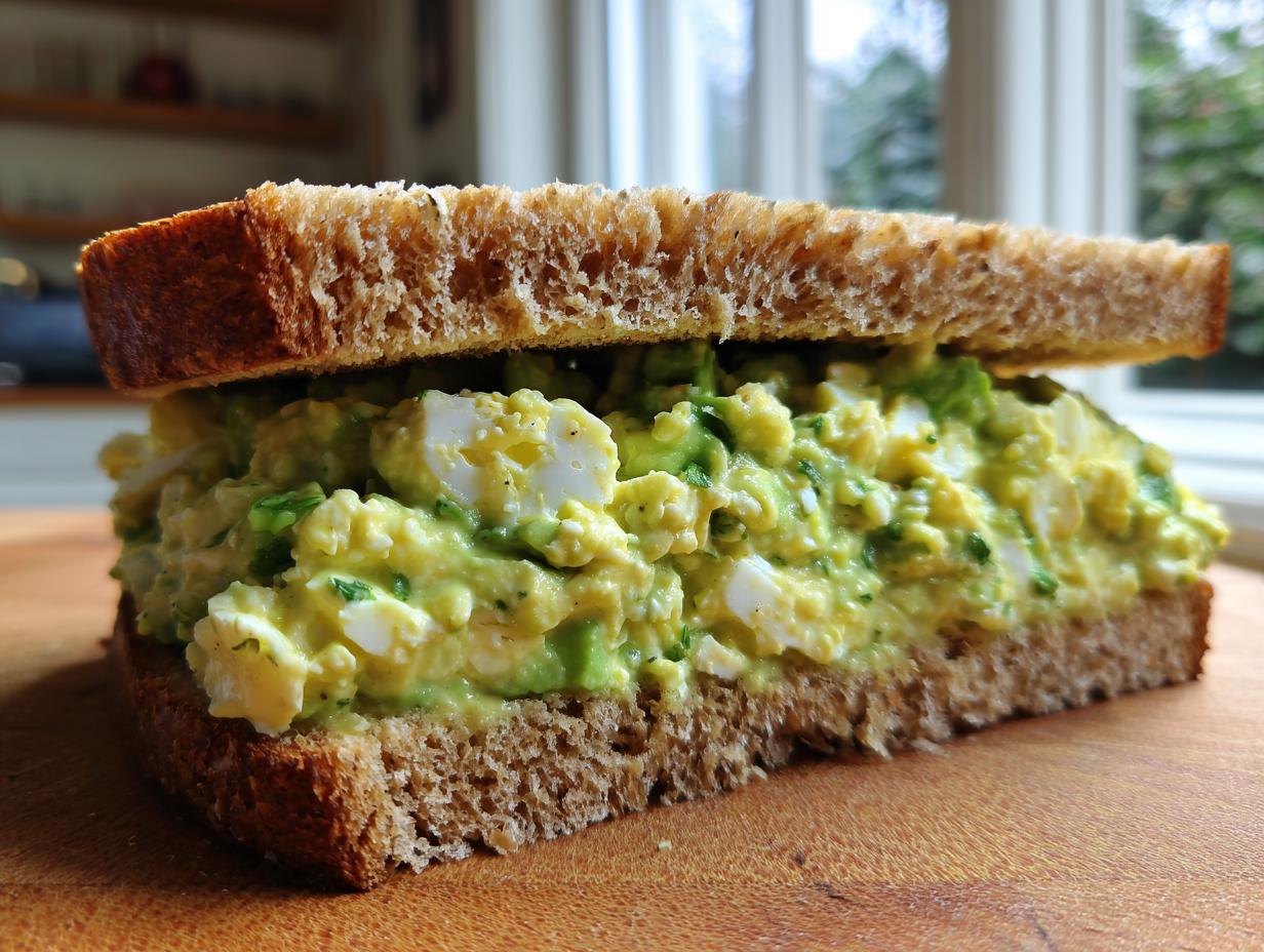 Super Egg Salad Sandwich: 1 Fresh Twist