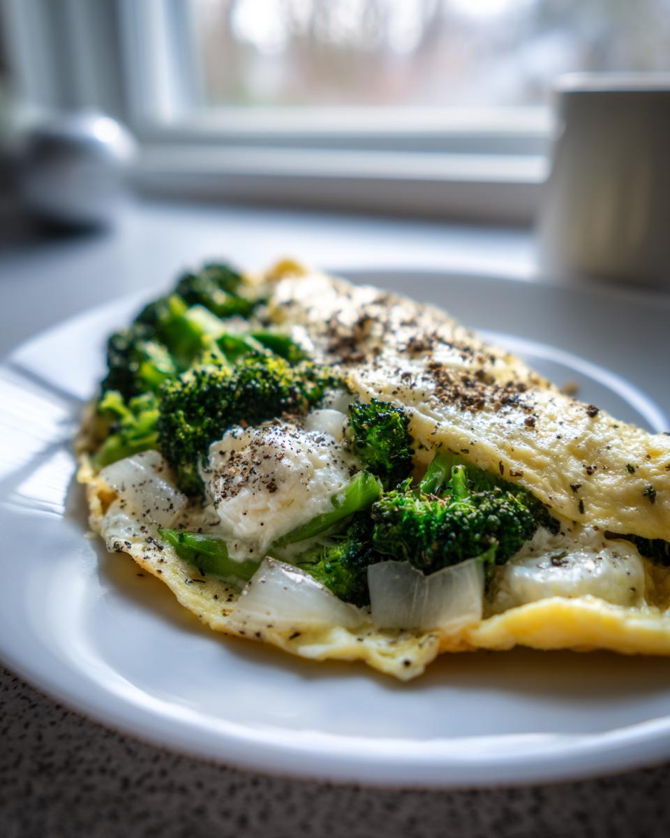 Egg White Omelette with Broccoli – Lean & Light - detail 1
