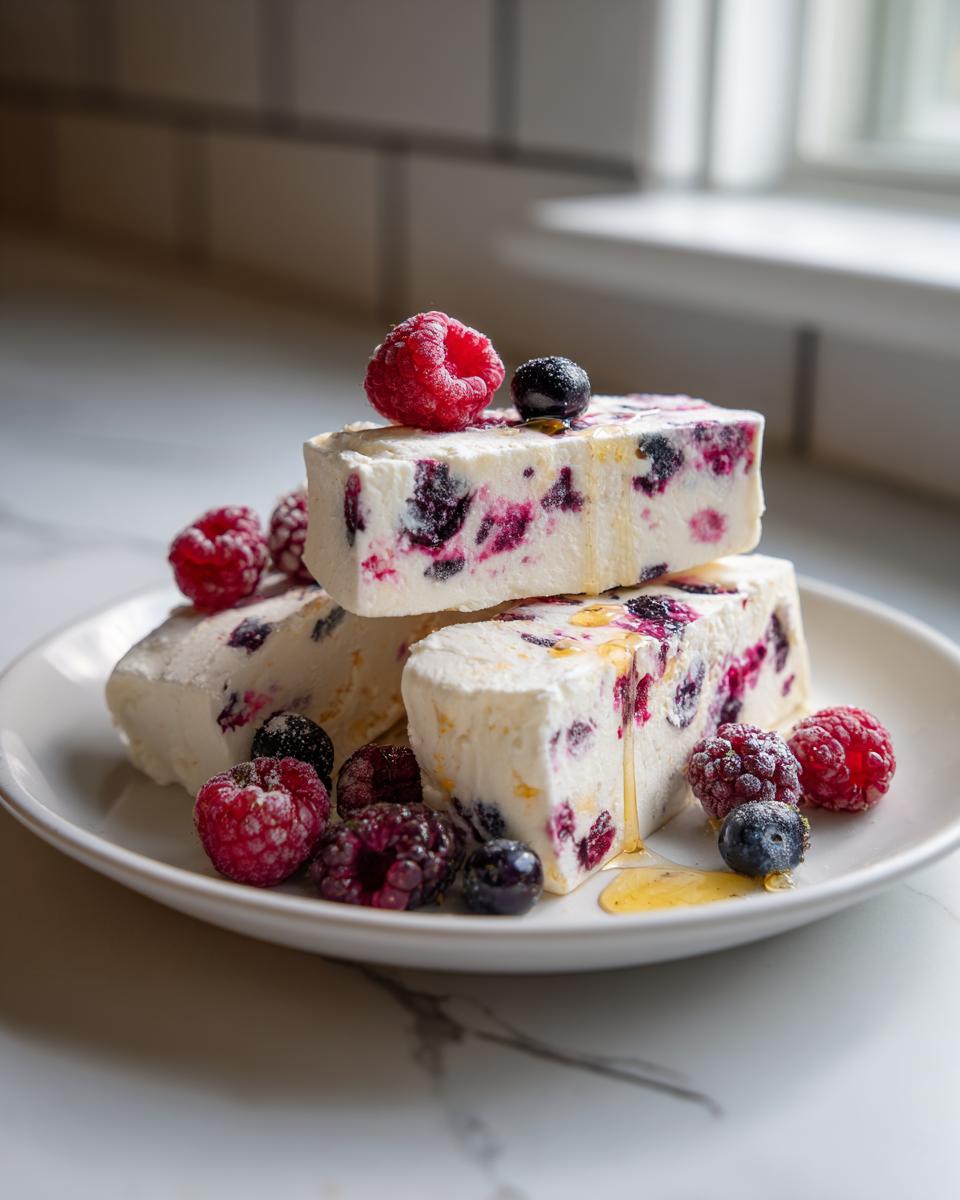 Frozen Yogurt Berry Bark - detail 1
