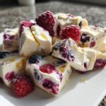 Frozen Yogurt Berry Bark