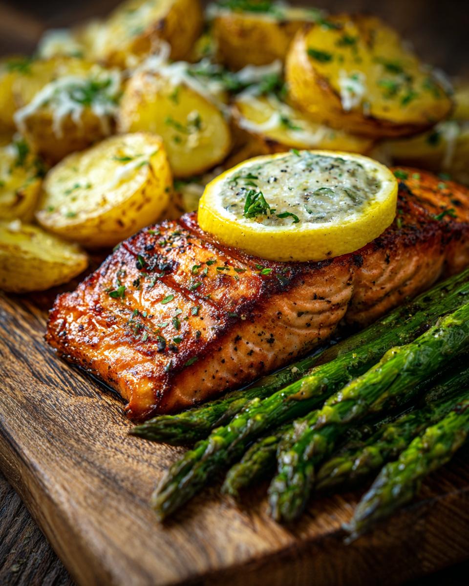 Grilled Salmon - detail 1