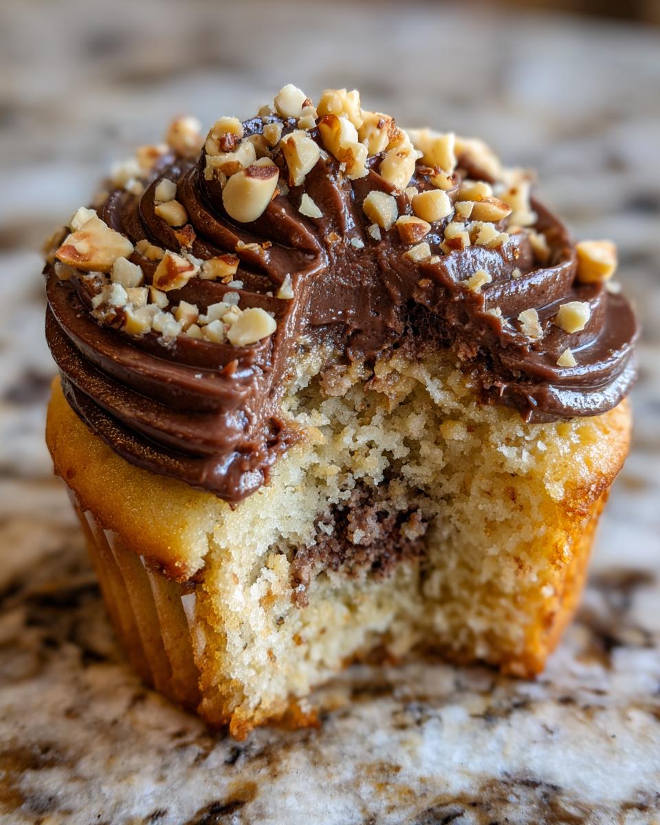 Hazelnut Truffle Cupcakes - detail 1