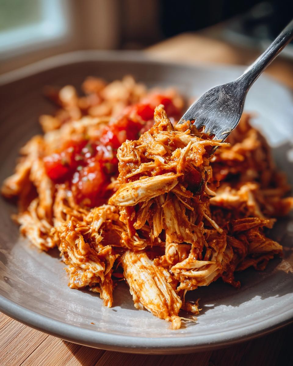 Amazing Healthy Crockpot Chicken Tacos