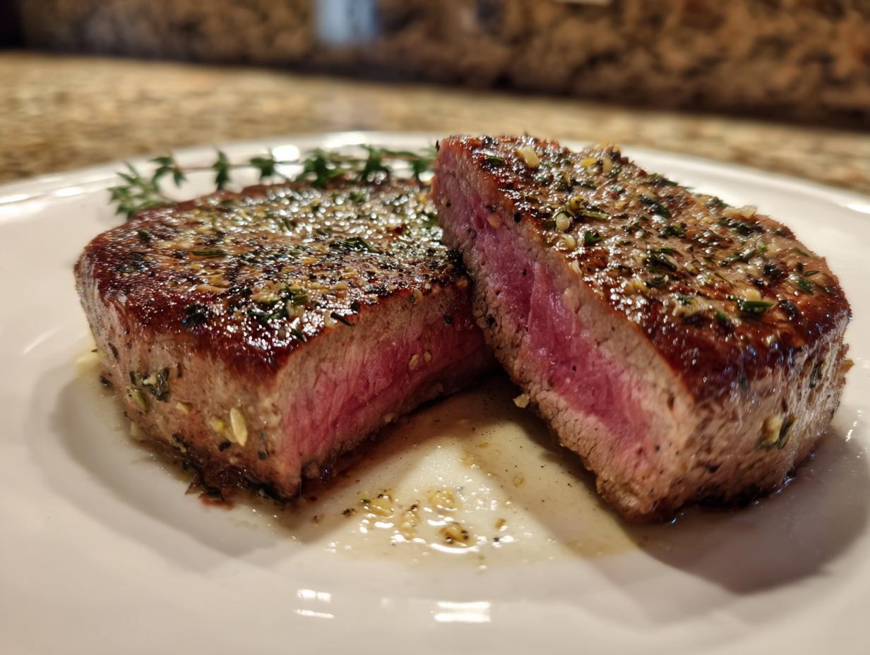 Herb Garlic Steak: 5 Minute Flavor Burst