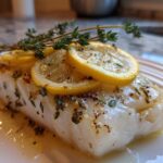 Herb Lemon Halibut – Soft White Fish