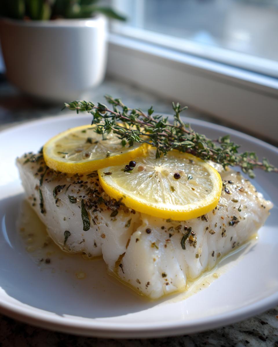 Herb Lemon Halibut – Soft White Fish - detail 3