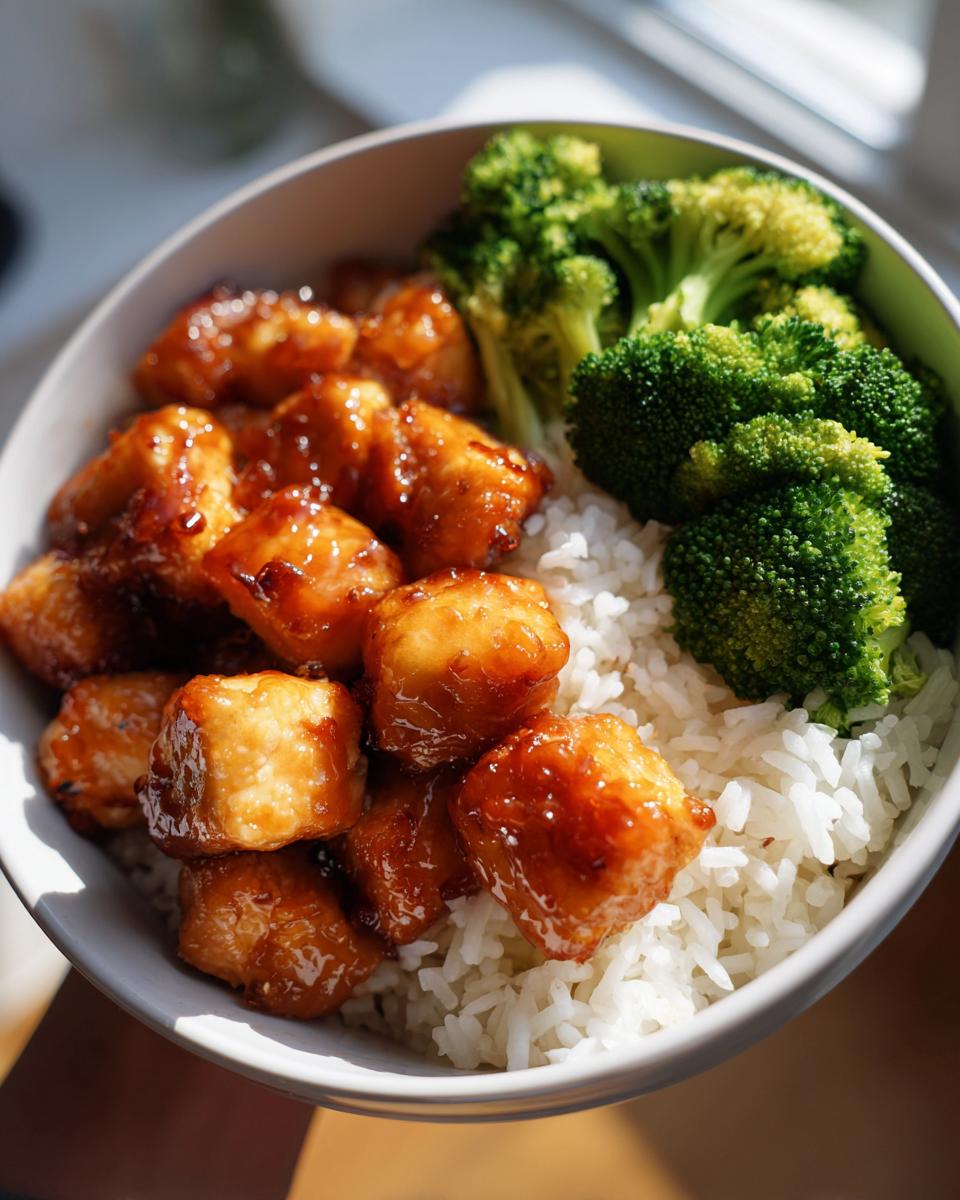 Honey-Lemon Glazed Chicken Bowls (Oil-Free) - detail 1