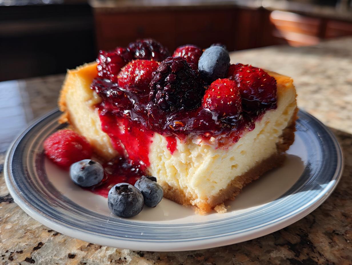 Amazing Keto Berry Pecan Cheesecake Bars
