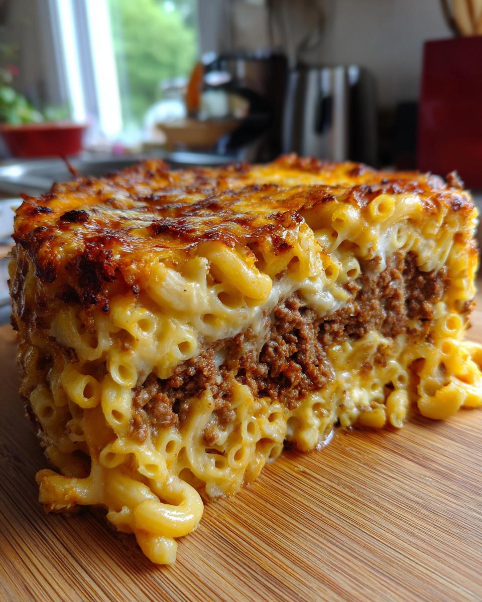 Mac and Cheese Meatloaf Casserole - detail 1