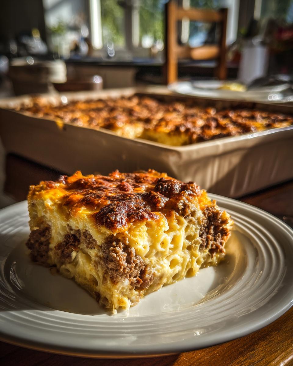 Mac and Cheese Meatloaf Casserole - detail 2