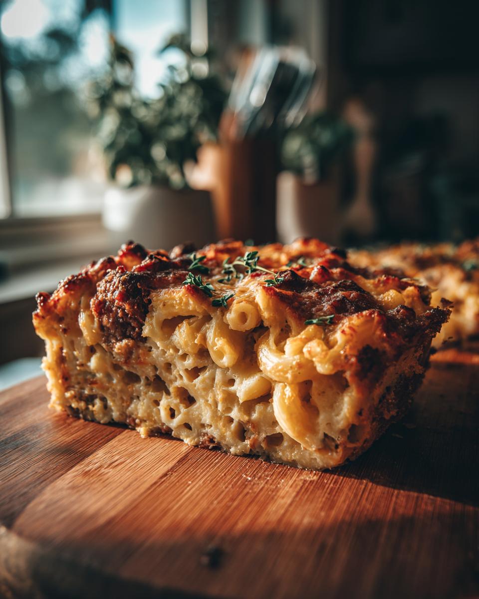 Mac and Cheese Meatloaf Casserole - detail 3
