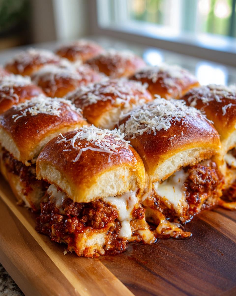 Meatball Parmesan Sliders - detail 2
