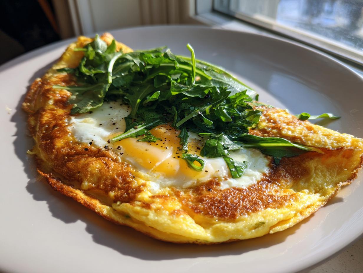 Amazing 6-Minute Mozzarella Omelet Yields Joy