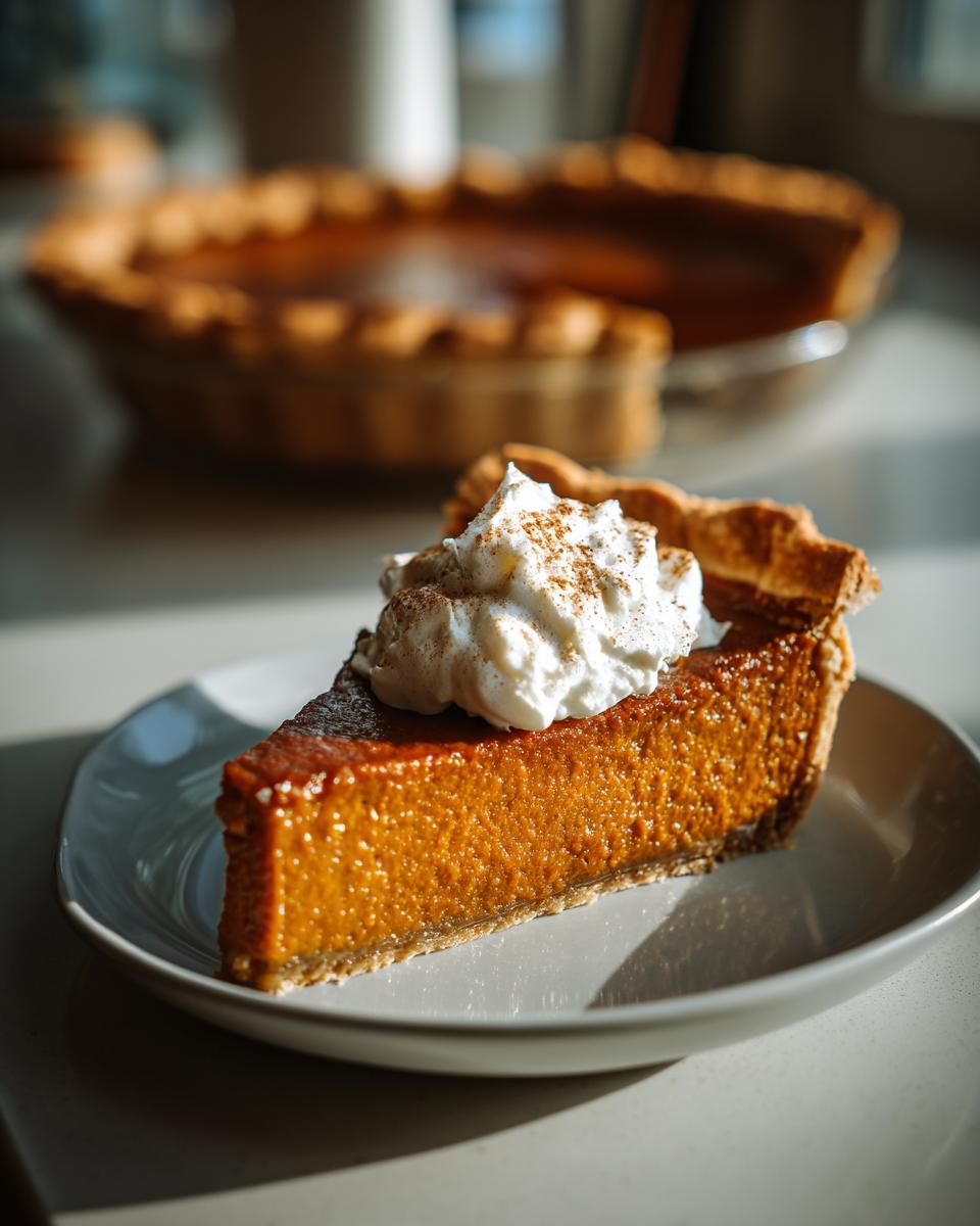 No-Sugar Pumpkin Pie - detail 1