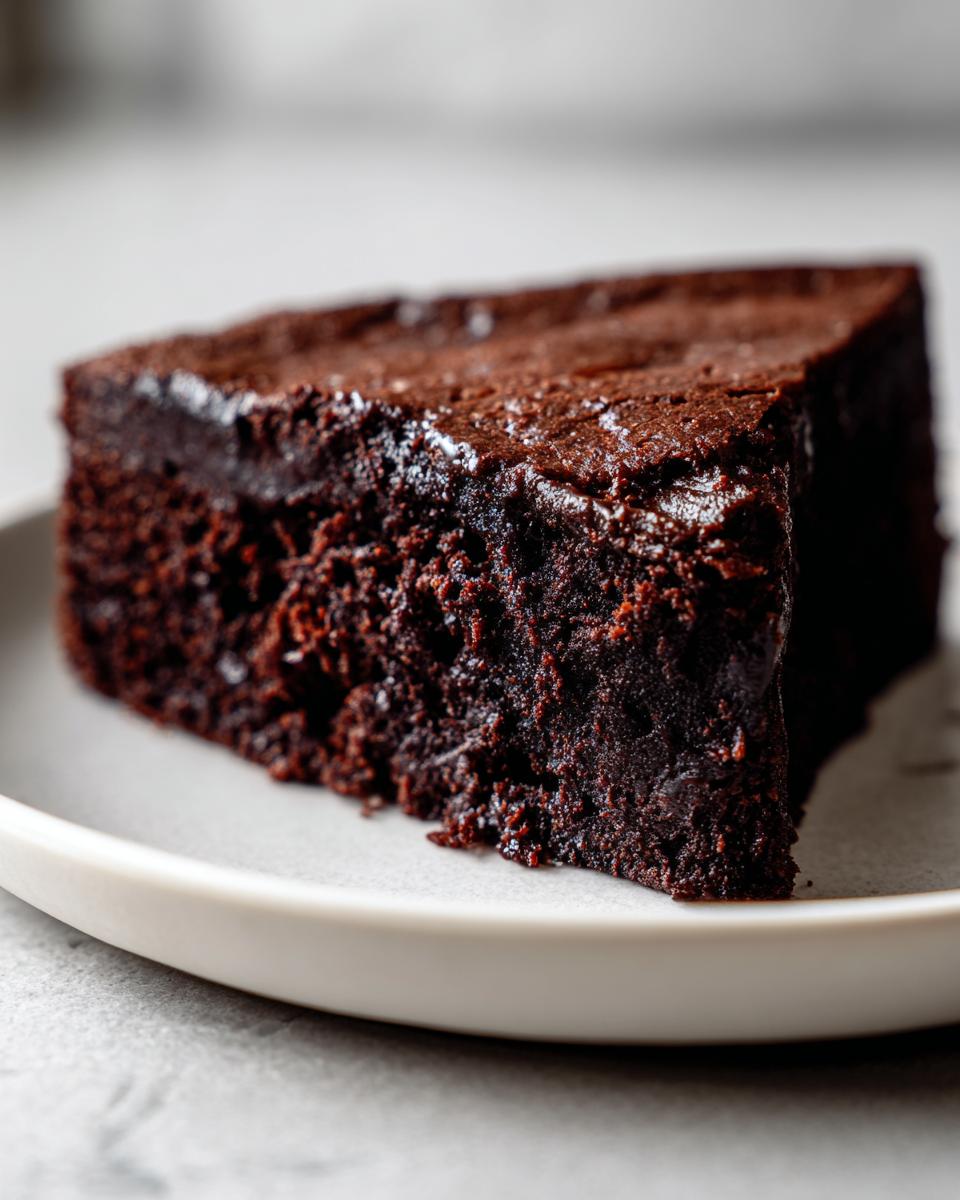 One-Bowl Chocolate Fudge Cake - detail 1