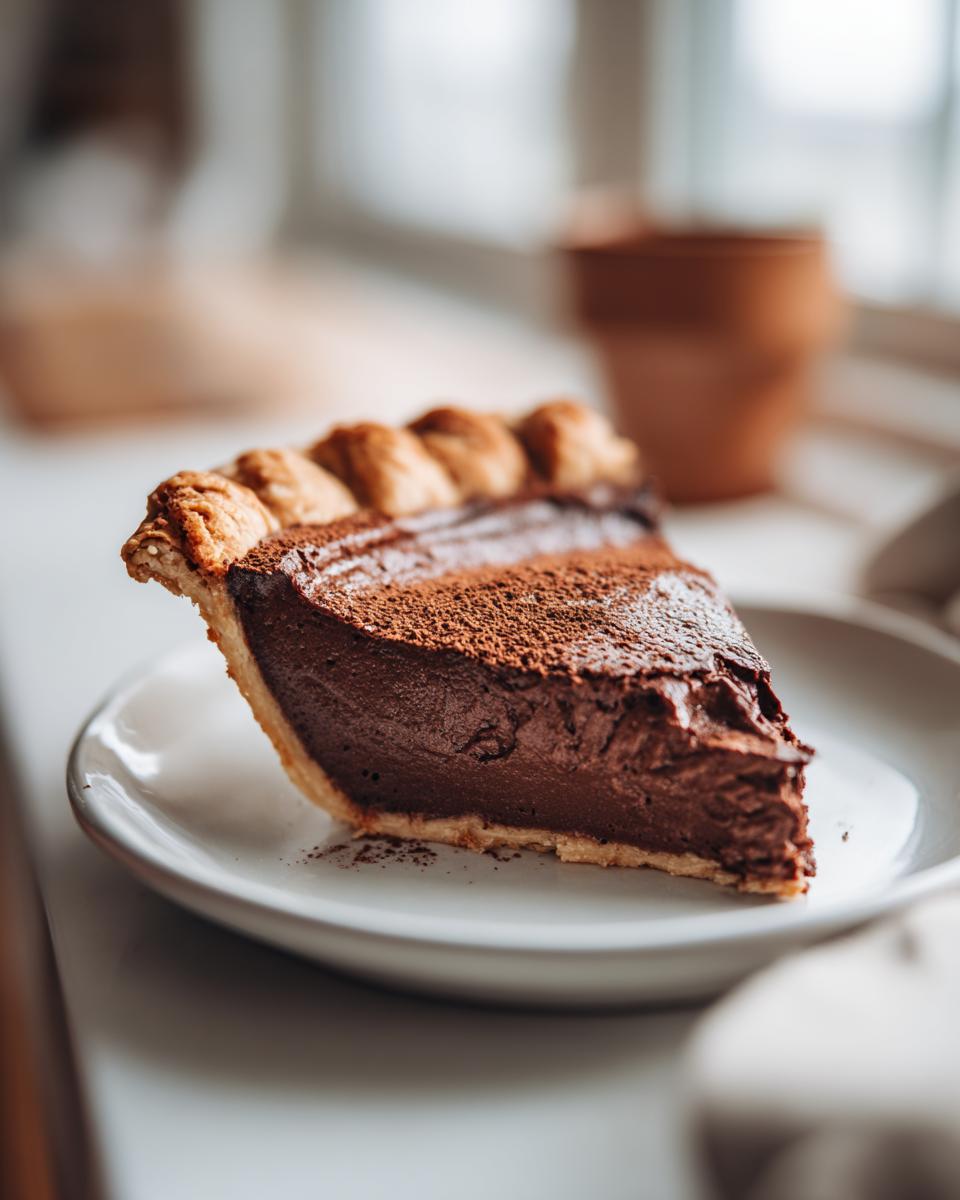Pam's Sugar Free Chocolate Pie - detail 2