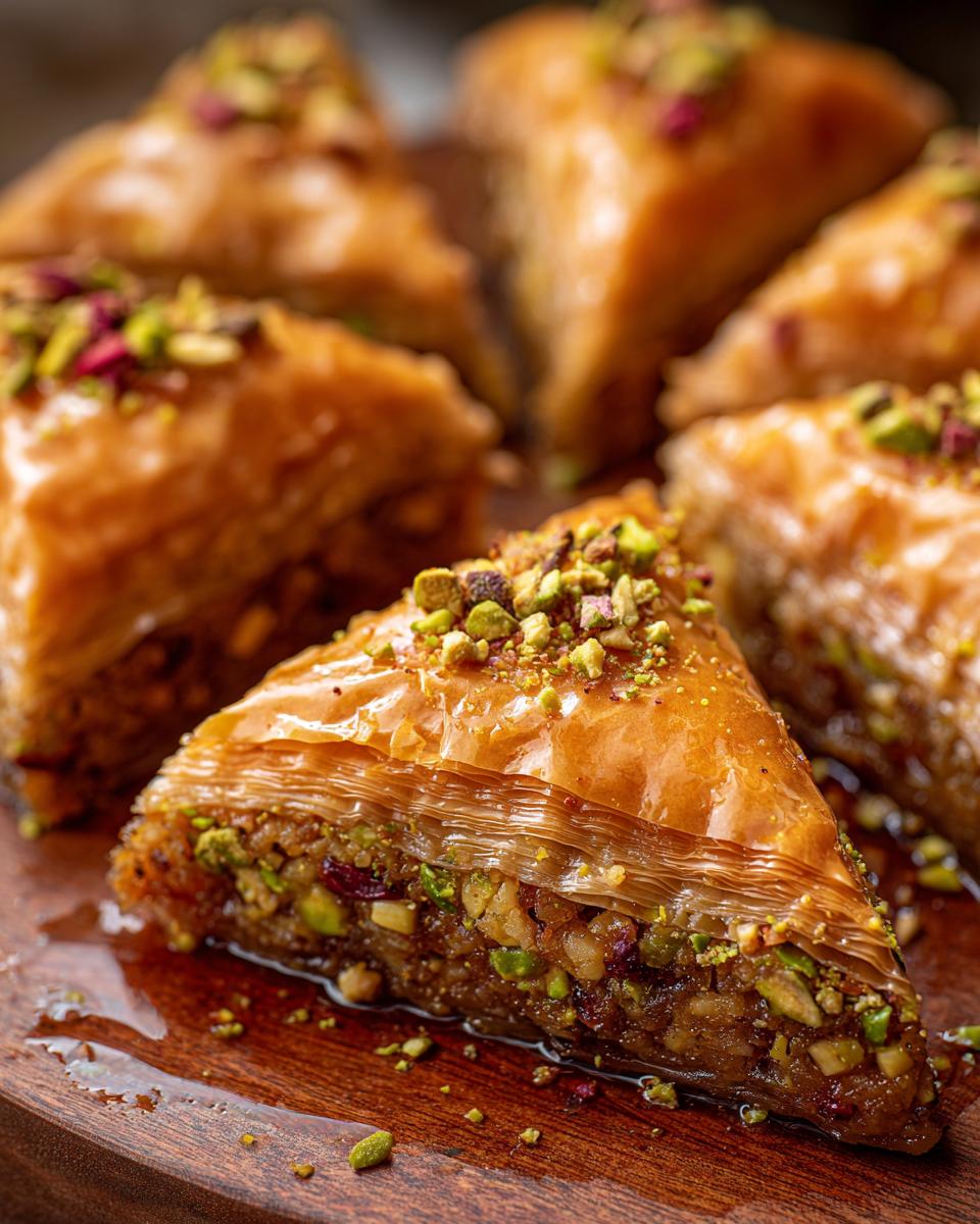 Pistachio Hazelnut Baklava - detail 1